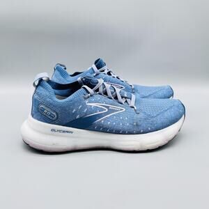 Brooks Shoes Womens 7.5 Blue Glycerin 20 Cushioned Trainer Running Sneakers